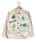 OLD CROWオールドクロウ）の古着「Memories of Race Jacket」｜ベージュ