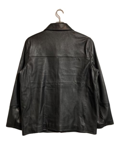 GANGSTERVILLE（ギャングスタービル）GANGSTERVILLE (ギャングスタービル) RIPTIDE CLUB LIGHT LEATHER JACKET ブラック サイズ:XLの古着・服飾アイテム