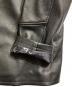 中古・古着 GANGSTERVILLE (ギャングスタービル) RIPTIDE CLUB LIGHT LEATHER JACKET ブラック サイズ:XL：35000円