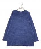 GANGSTERVILLEギャングスタービル）の古着「THUG - L/S T-SHIRTS」｜ブルー