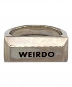 WEIRDOウィアード）の古着「インゴットリング」｜シルバー