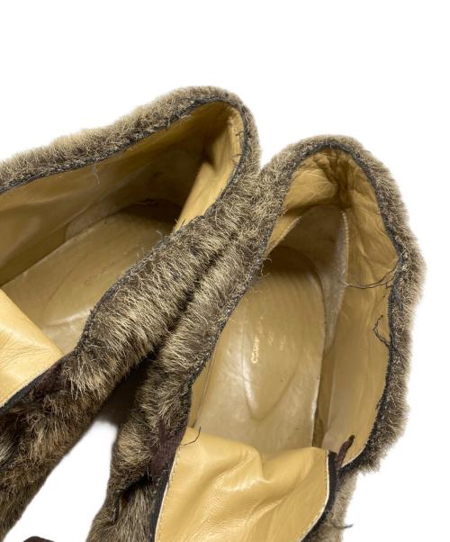 COMME des GARCONS HOMME PLUS（コムデギャルソンオムプリュス）COMME des GARCONS HOMME PLUS (コムデギャルソンオムプリュス) ファーチャッカブーツ ブラウン サイズ:27cmの古着・服飾アイテム