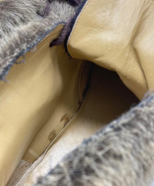 COMME des GARCONS HOMME PLUS（コムデギャルソンオムプリュス）COMME des GARCONS HOMME PLUS (コムデギャルソンオムプリュス) ファーチャッカブーツ ブラウン サイズ:27cmの古着・服飾アイテム