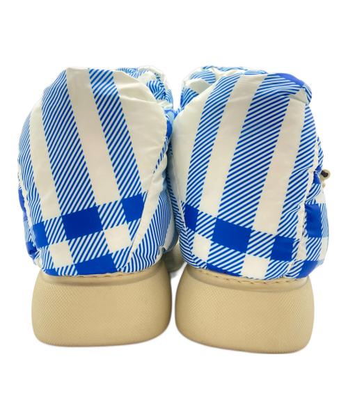 BURBERRY（バーバリー）BURBERRY (バーバリー) Check Pillow Boots ブルー サイズ:41の古着・服飾アイテム