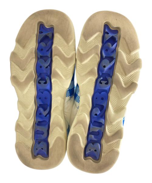 BURBERRY（バーバリー）BURBERRY (バーバリー) Check Pillow Boots ブルー サイズ:41の古着・服飾アイテム