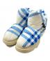BURBERRY（バーバリー）の古着「Check Pillow Boots」｜ブルー