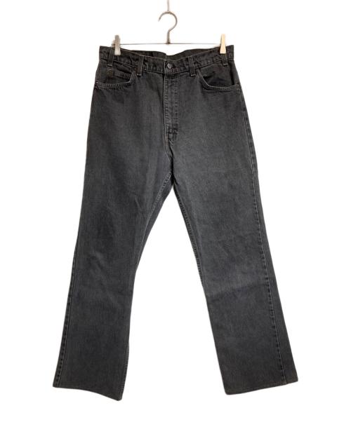 LEVI'S（リーバイス）LEVI'S (リーバイス) USA製517先染ブラックデニムパンツ グレー サイズ:91㎝(W36)の古着・服飾アイテム