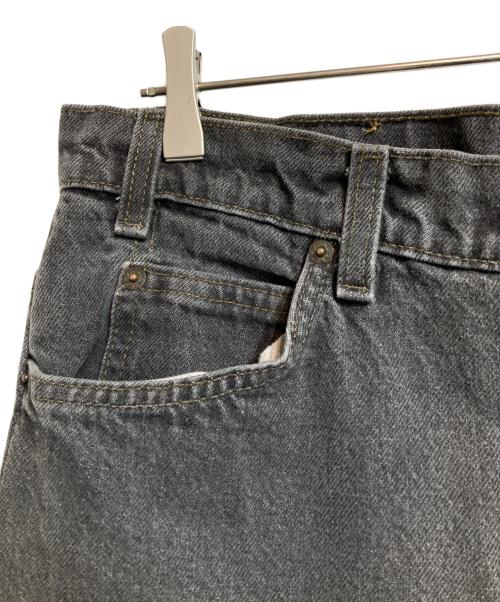 LEVI'S（リーバイス）LEVI'S (リーバイス) USA製517先染ブラックデニムパンツ グレー サイズ:91㎝(W36)の古着・服飾アイテム