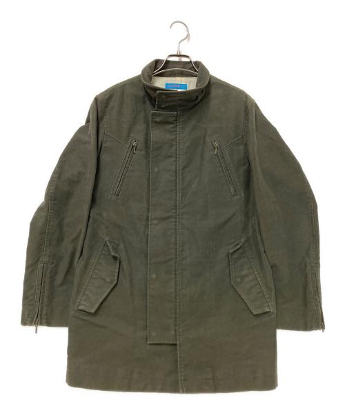 HAMNETT（ハムネット）HAMNETT (ハムネット) モールスキンコート オリーブ サイズ:Mの古着・服飾アイテム
