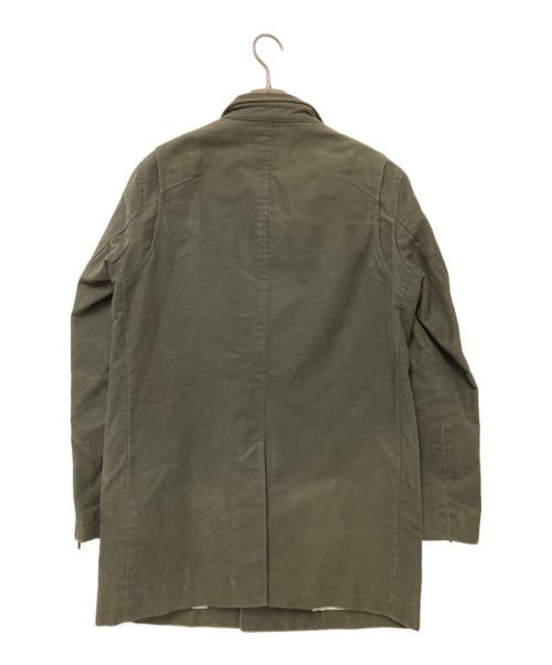 HAMNETT（ハムネット）HAMNETT (ハムネット) モールスキンコート オリーブ サイズ:Mの古着・服飾アイテム
