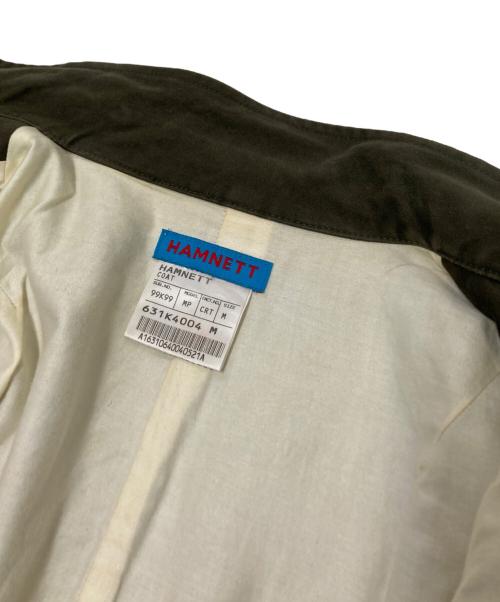 HAMNETT（ハムネット）HAMNETT (ハムネット) モールスキンコート オリーブ サイズ:Mの古着・服飾アイテム