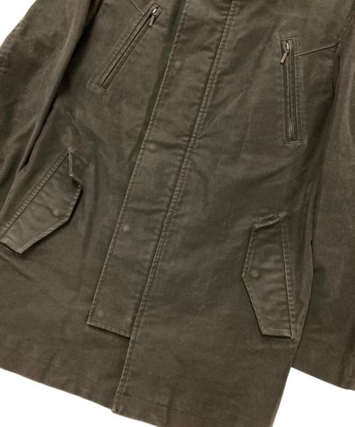 HAMNETT（ハムネット）HAMNETT (ハムネット) モールスキンコート オリーブ サイズ:Mの古着・服飾アイテム