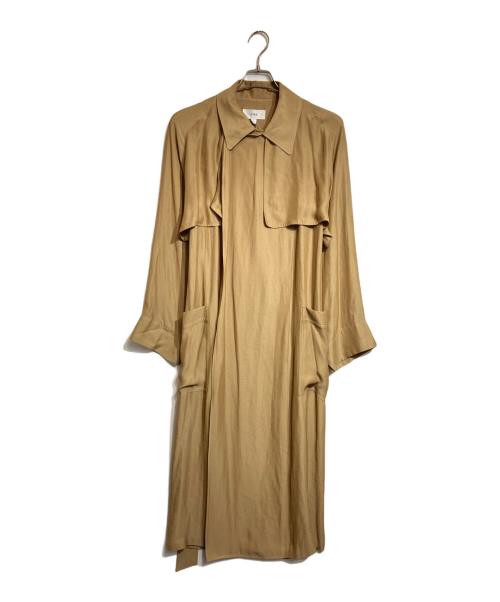 HYKE（ハイク）HYKE (ハイク) SHEER TWILL TRENCH COAT ブラウン サイズ:1の古着・服飾アイテム