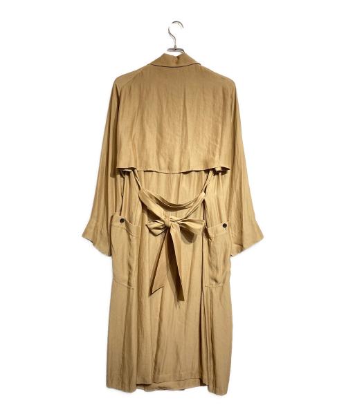 HYKE（ハイク）HYKE (ハイク) SHEER TWILL TRENCH COAT ブラウン サイズ:1の古着・服飾アイテム