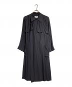 HYKEハイク）の古着「SHEER TWILL TRENCH COAT」｜ブラック