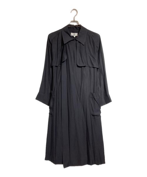 HYKE（ハイク）HYKE (ハイク) SHEER TWILL TRENCH COAT ブラック サイズ:1の古着・服飾アイテム