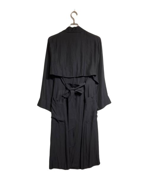 HYKE（ハイク）HYKE (ハイク) SHEER TWILL TRENCH COAT ブラック サイズ:1の古着・服飾アイテム