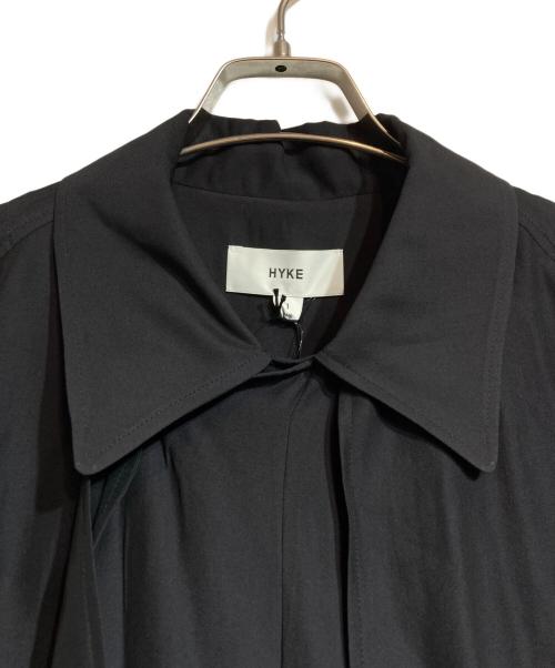 HYKE（ハイク）HYKE (ハイク) SHEER TWILL TRENCH COAT ブラック サイズ:1の古着・服飾アイテム