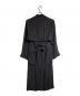 HYKE (ハイク) SHEER TWILL TRENCH COAT ブラック サイズ:1：28000円