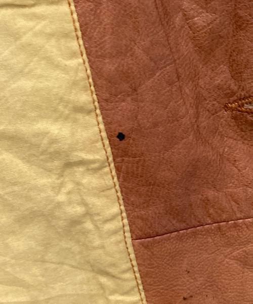 SOLID JEANS（ソリッド ジーンズ）SOLID JEANS (ソリッド ジーンズ) レザージャケット ブラウン サイズ:Lの古着・服飾アイテム