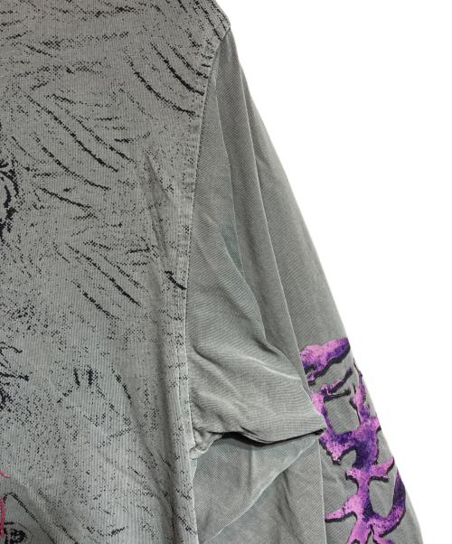 DIESEL（ディーゼル）DIESEL (ディーゼル) ロングスリーブカットソー グレー サイズ:Lの古着・服飾アイテム