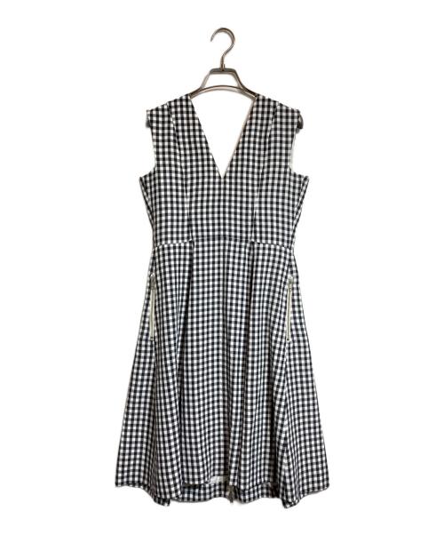 Jean Paul GAULTIER（ジャンポールゴルチェ）Jean Paul GAULTIER (ジャンポールゴルチェ) ギンガムチェックノースリーブワンピース ブラック サイズ:Mの古着・服飾アイテム