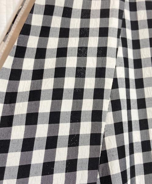 Jean Paul GAULTIER（ジャンポールゴルチェ）Jean Paul GAULTIER (ジャンポールゴルチェ) ギンガムチェックノースリーブワンピース ブラック サイズ:Mの古着・服飾アイテム