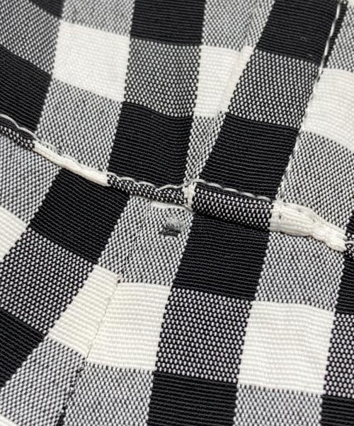 Jean Paul GAULTIER（ジャンポールゴルチェ）Jean Paul GAULTIER (ジャンポールゴルチェ) ギンガムチェックノースリーブワンピース ブラック サイズ:Mの古着・服飾アイテム