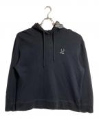 RAF SIMONS×FRED PERRYラフシモンズ×フレッドペリー）の古着「PRINTED HOODED SWEAT」｜ブラック