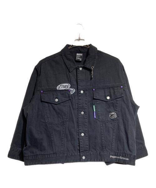 ZUTOMAYO（ズトマヨ）ZUTOMAYO (ズトマヨ) OverSize Denim Jacket ブラック サイズ:Lの古着・服飾アイテム