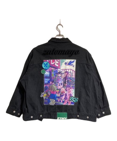 ZUTOMAYO（ズトマヨ）ZUTOMAYO (ズトマヨ) OverSize Denim Jacket ブラック サイズ:Lの古着・服飾アイテム