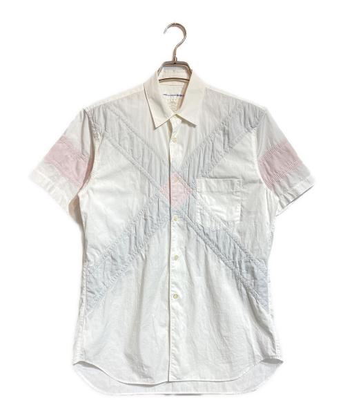 COMME des GARCONS SHIRT（コムデギャルソンシャツ）COMME des GARCONS SHIRT (コムデギャルソンシャツ) キルトパターンシャツ ホワイト サイズ:Sの古着・服飾アイテム