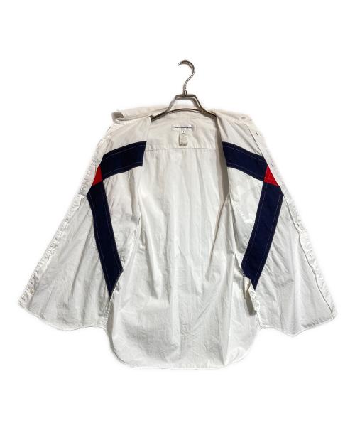 COMME des GARCONS SHIRT（コムデギャルソンシャツ）COMME des GARCONS SHIRT (コムデギャルソンシャツ) キルトパターンシャツ ホワイト サイズ:Sの古着・服飾アイテム