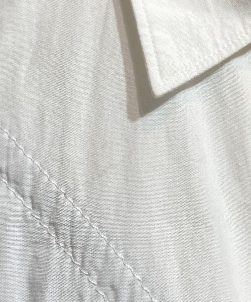 COMME des GARCONS SHIRT（コムデギャルソンシャツ）COMME des GARCONS SHIRT (コムデギャルソンシャツ) キルトパターンシャツ ホワイト サイズ:Sの古着・服飾アイテム