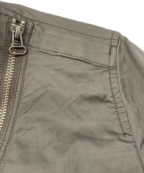 MARITHE+FRANCOIS GIRBAUD（マリテフランソワジルボー）MARITHE+FRANCOIS GIRBAUD (マリテフランソワジルボー) ジップブルゾン ブラウン サイズ:Sの古着・服飾アイテム