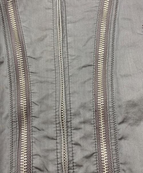 MARITHE+FRANCOIS GIRBAUD（マリテフランソワジルボー）MARITHE+FRANCOIS GIRBAUD (マリテフランソワジルボー) ジップブルゾン ブラウン サイズ:Sの古着・服飾アイテム