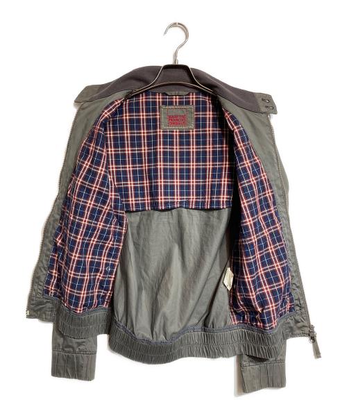 MARITHE+FRANCOIS GIRBAUD（マリテフランソワジルボー）MARITHE+FRANCOIS GIRBAUD (マリテフランソワジルボー) ジップブルゾン ブラウン サイズ:Sの古着・服飾アイテム