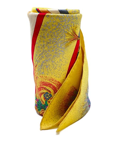 HERMES（エルメス）HERMES (エルメス) カレ90 イエローの古着・服飾アイテム