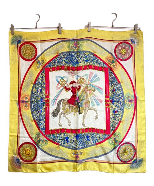 HERMES（エルメス）HERMES (エルメス) カレ90 イエローの古着・服飾アイテム