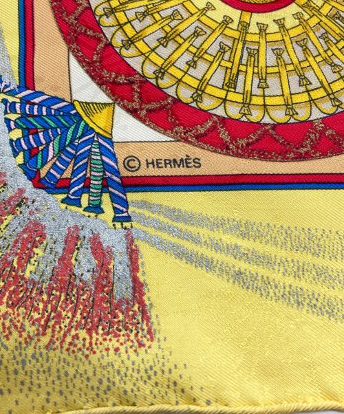 HERMES（エルメス）HERMES (エルメス) カレ90 イエローの古着・服飾アイテム