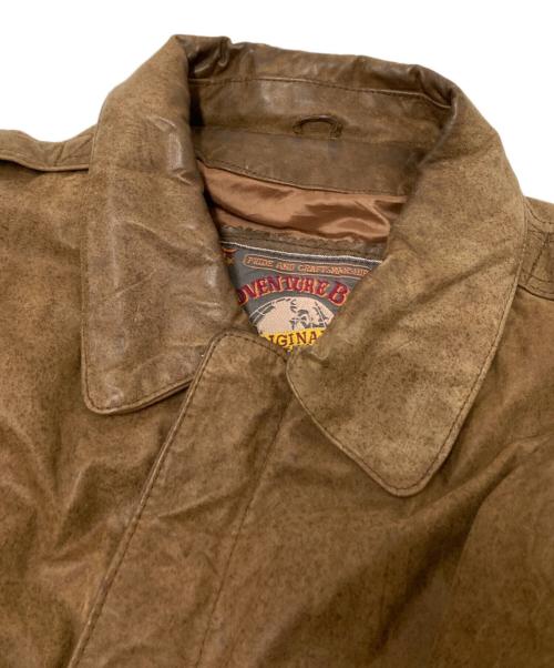 ADVENTURE BOUND（アドヴェンチャーバウンド）ADVENTURE BOUND (アドヴェンチャーバウンド) レザージャケット ブラウン サイズ:XLの古着・服飾アイテム