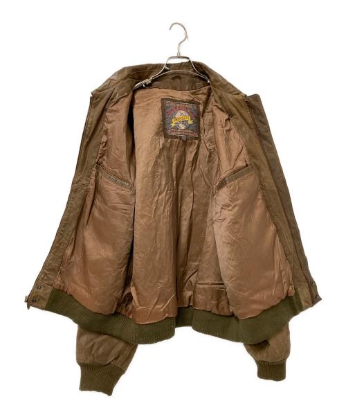 ADVENTURE BOUND（アドヴェンチャーバウンド）ADVENTURE BOUND (アドヴェンチャーバウンド) レザージャケット ブラウン サイズ:XLの古着・服飾アイテム