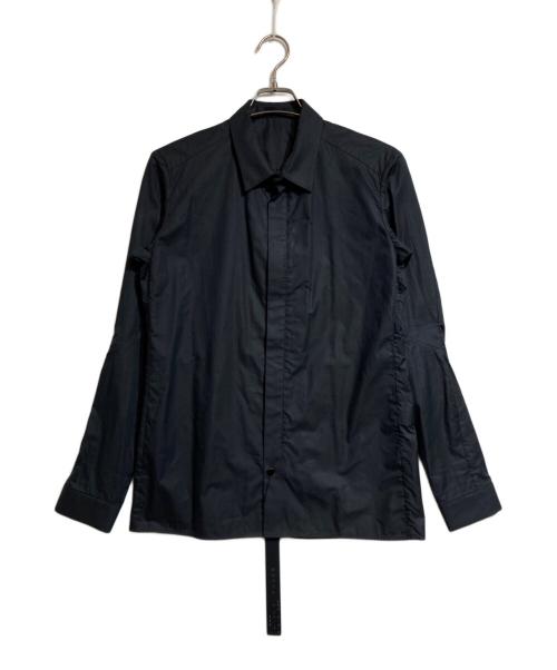 DEVOA（デヴォア）DEVOA (デヴォア) ジップアップシャツ ブラック サイズ:2の古着・服飾アイテム