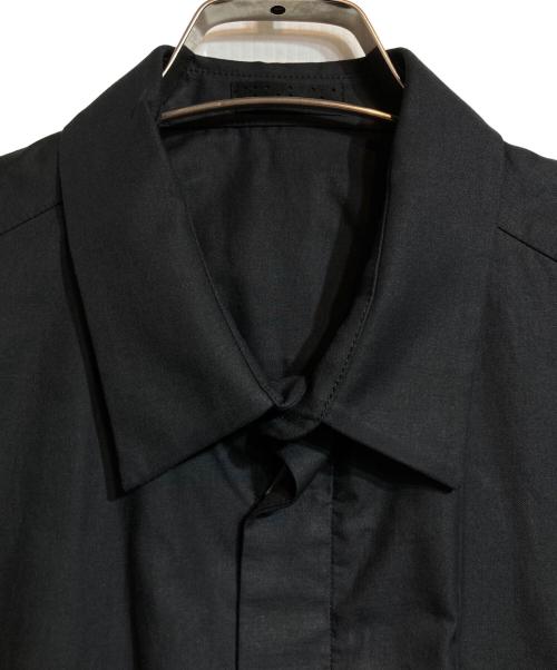 DEVOA（デヴォア）DEVOA (デヴォア) ジップアップシャツ ブラック サイズ:2の古着・服飾アイテム