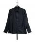 DEVOA（デヴォア）の古着「ジップアップシャツ」｜ブラック