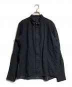 DEVOAデヴォア）の古着「ジップアップシャツ」｜ブラック