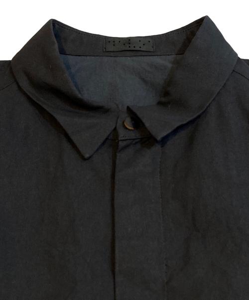 DEVOA（デヴォア）DEVOA (デヴォア) ジップアップシャツ ブラック サイズ:5の古着・服飾アイテム