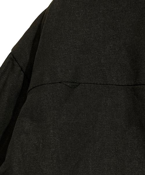 DEVOA（デヴォア）DEVOA (デヴォア) ジップアップシャツ ブラック サイズ:5の古着・服飾アイテム