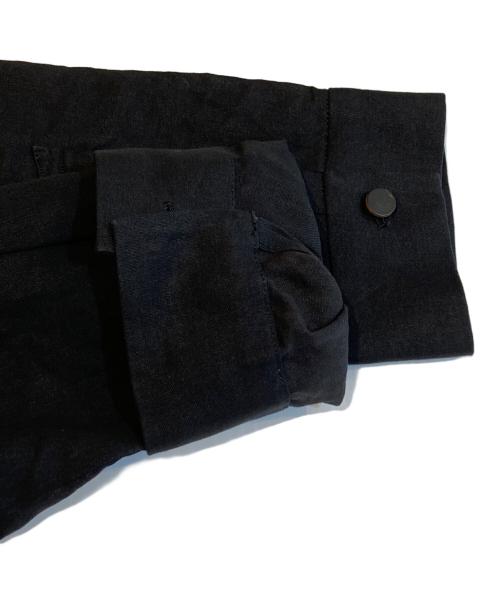 DEVOA（デヴォア）DEVOA (デヴォア) ジップアップシャツ ブラック サイズ:5の古着・服飾アイテム