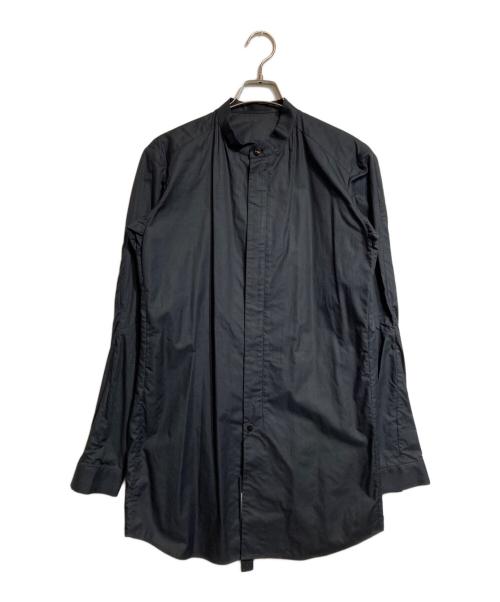 DEVOA（デヴォア）DEVOA (デヴォア) ジップアップシャツ ブラック サイズ:3の古着・服飾アイテム